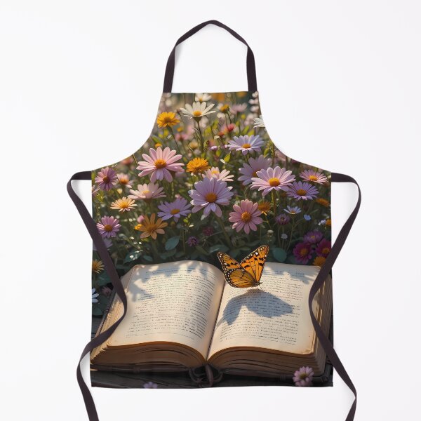 Item preview, Vibrant Enchanting Scenes Books Blooming Among Beautiful Flowers designed and sold by ART ATTACK ZONE.