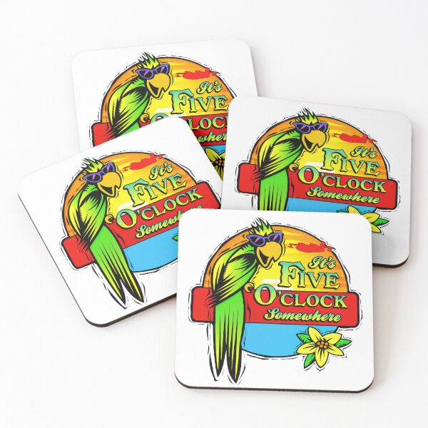 Item preview, five bird clock margaritaville 2026 cobalagi designed and sold by ndaFord.