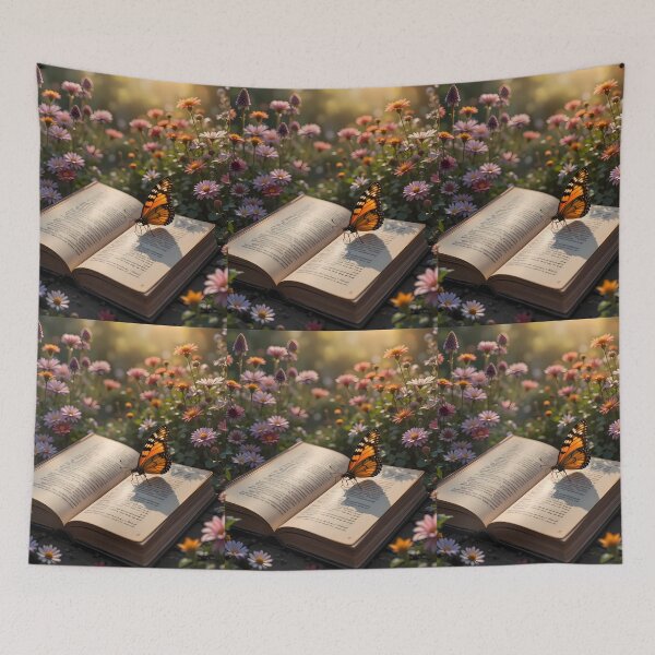 Item preview, Colors Enchanting Scenes Books Blooming Among Beautiful Flowers designed and sold by ART ATTACK ZONE.