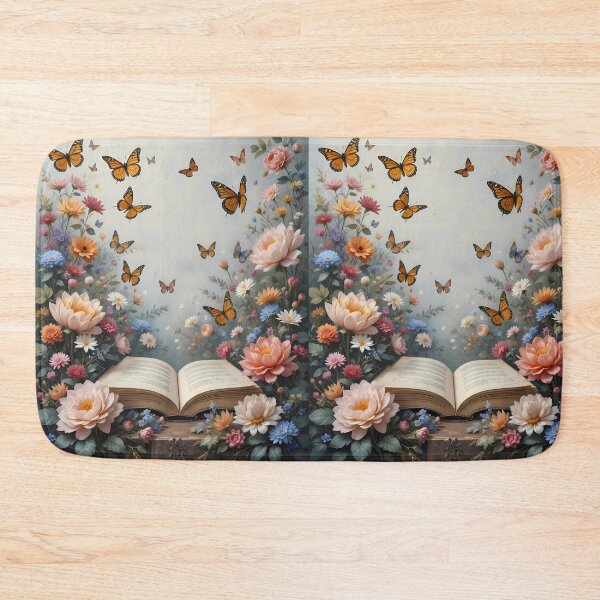 Item preview, Themes Enchanting Scenes Books Blooming Among Beautiful Flowers designed and sold by ART ATTACK ZONE.