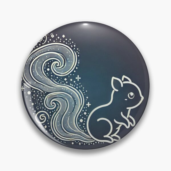 Item preview, Kawaii Galaxy Squirrel With Stardust Tail designed and sold by BigBlueArt.