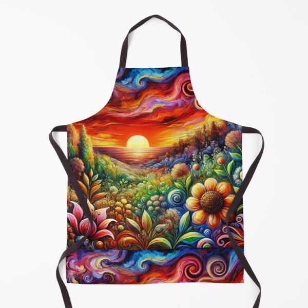 Item preview, Sunset Horizon – Colorful Sunset Landscape Art | Nature Wall Print & Poster designed and sold by SirMarcRichards.