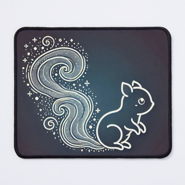 Item preview, Kawaii Galaxy Squirrel With Stardust Tail designed and sold by BigBlueArt.