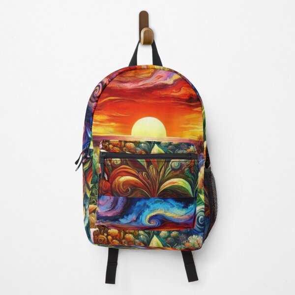 Item preview, Sunset Horizon – Colorful Sunset Landscape Art | Nature Wall Print & Poster designed and sold by SirMarcRichards.