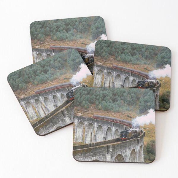 Item preview, Steam train on the Glenfinnan Viaduct designed and sold by rhosbahu.