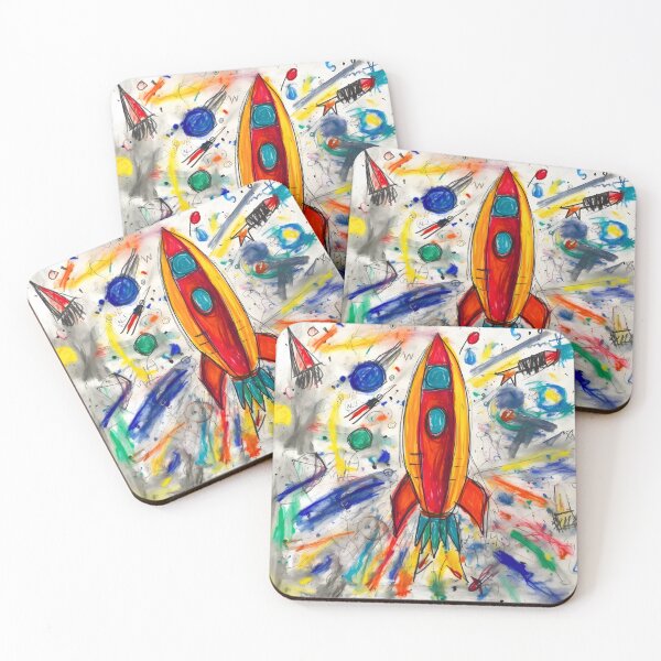 Item preview, A COLORFUL DRAWING MADE BY CHILDREN designed and sold by infinitearte.