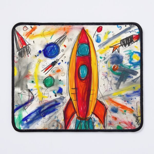 Item preview, A COLORFUL DRAWING MADE BY CHILDREN designed and sold by infinitearte.