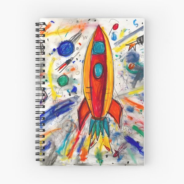 Item preview, A COLORFUL DRAWING MADE BY CHILDREN designed and sold by infinitearte.