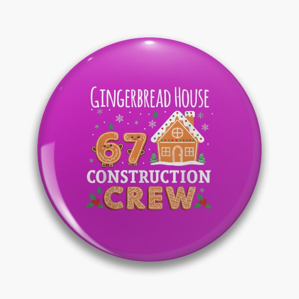Item preview, Gingerbread House 67 Construction Crew, Funny 67, Gingerbread House Building, Holiday Construction Crew Humor designed and sold by JustGift.