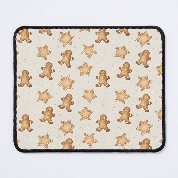 Item preview, Seamless Pattern of Gingerbread Men and Star Cookies designed and sold by homydesign.