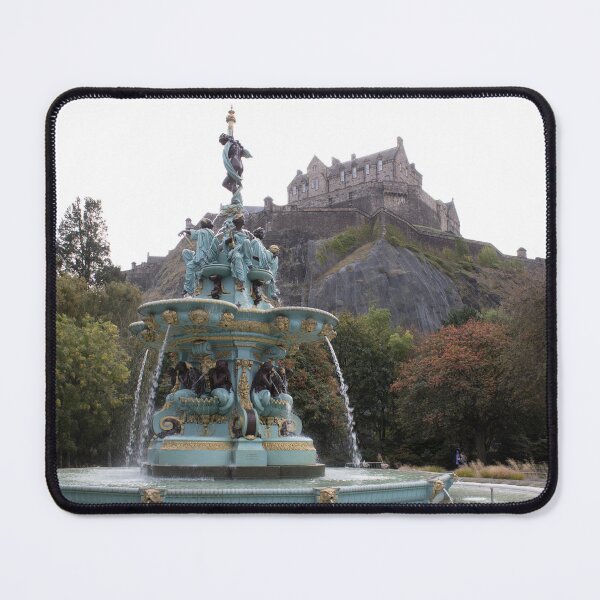 Item preview, Ross Fountain with Edinburgh Castle designed and sold by rhosbahu.