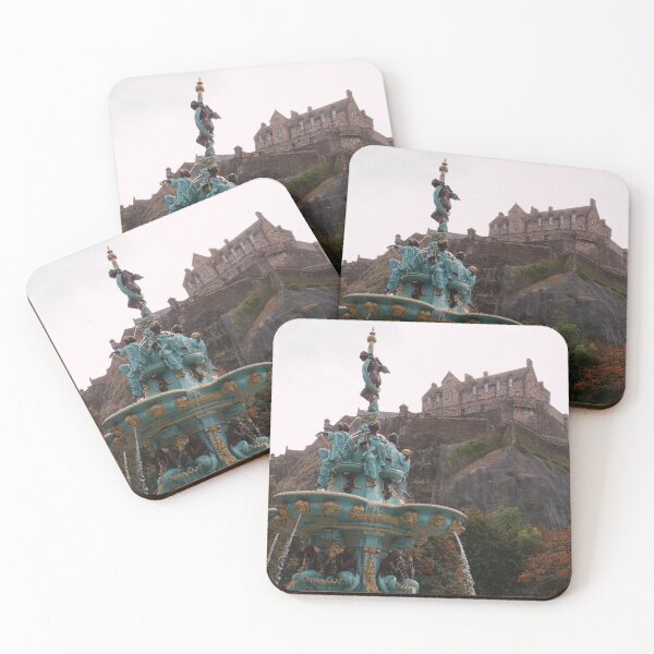 Item preview, Ross Fountain and Edinburgh Castle designed and sold by rhosbahu.