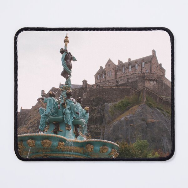 Item preview, Ross Fountain and Edinburgh Castle designed and sold by rhosbahu.