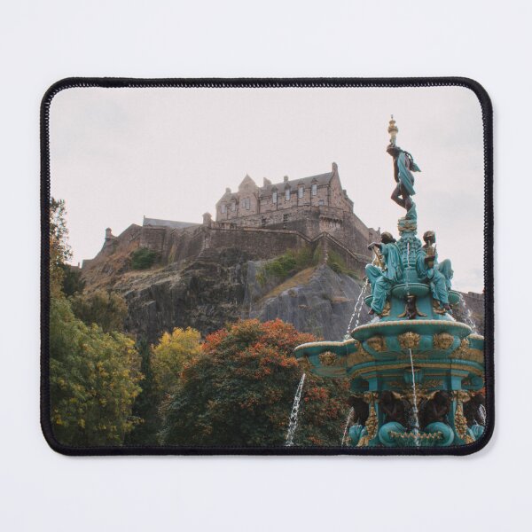 Item preview, Autumn view of Castle & Fountain designed and sold by rhosbahu.