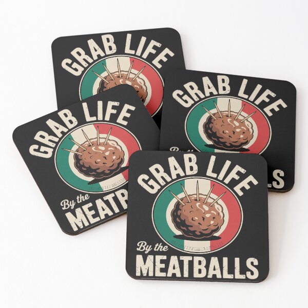 Item preview, Italian Chef Grab Life By The Meatballs Funny Italy  designed and sold by KotexTemu.