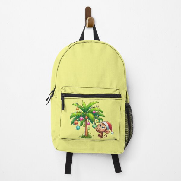 Item preview, Tropical Christmas Fun: Monkey Decorates a Palm Tree! designed and sold by IraBum.