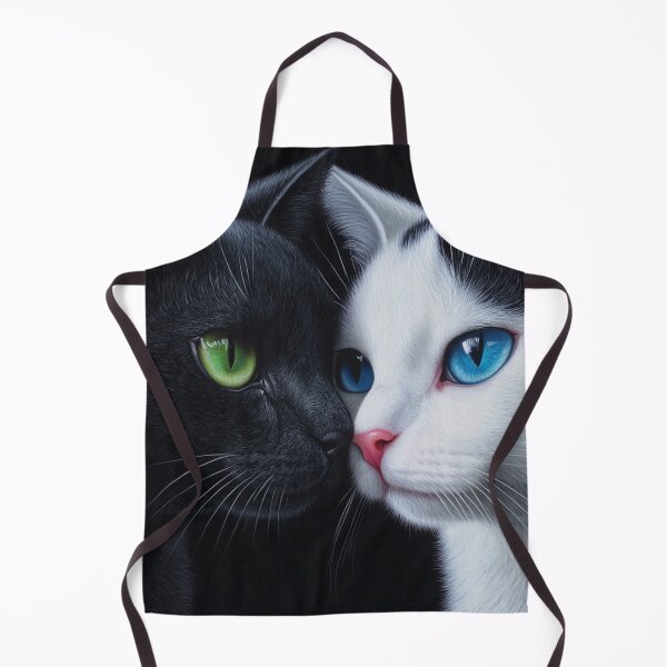 Item preview, Black and white cats designed and sold by Kat's Design Hub.
