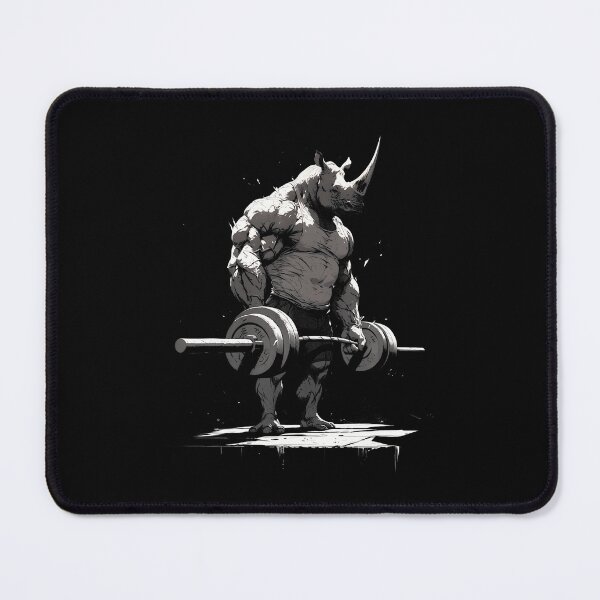 Item preview, Rhino Weightlifting Powerlifting Beast Gym Gear Workout designed and sold by RebeccaCelia.