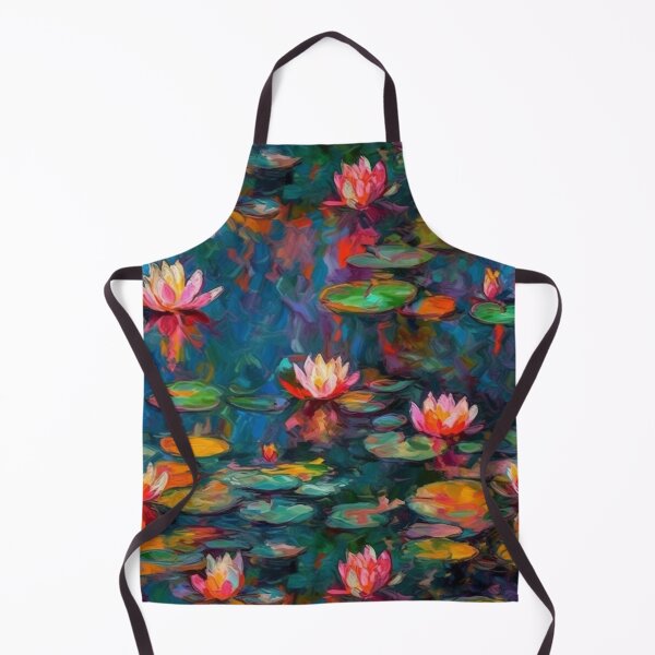 Item preview, Water Lilies – Monet-Style Impressionist Floral Art Print designed and sold by SirMarcRichards.