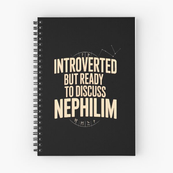 Item preview, Introverted But Ready To Discuss Nephilim Introvert Humor designed and sold by LorraineRita.