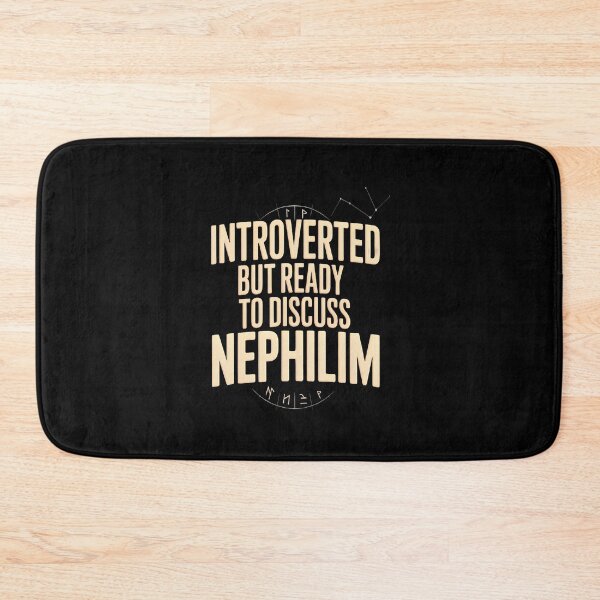 Item preview, Introverted But Ready To Discuss Nephilim Introvert Humor designed and sold by LorraineRita.