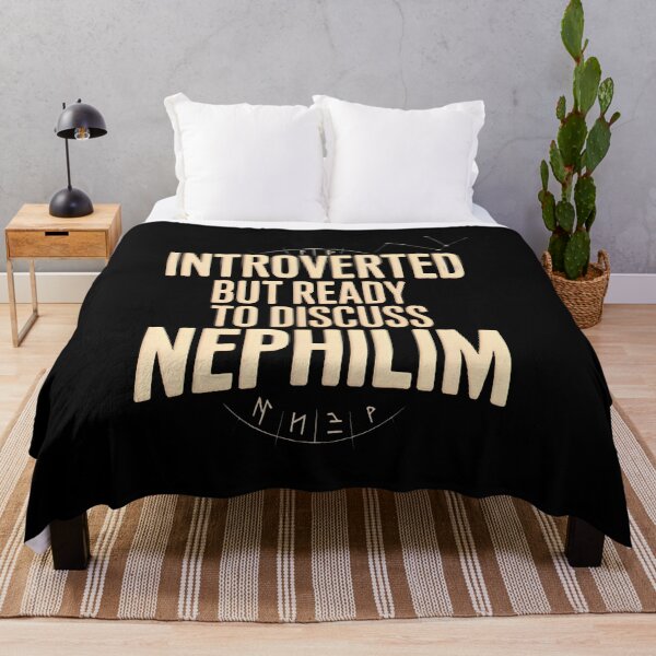 Item preview, Introverted But Ready To Discuss Nephilim Introvert Humor designed and sold by LorraineRita.