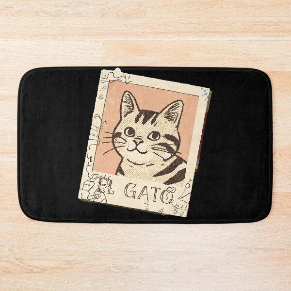 Item preview, El Gato Tabby Cat Polaroid - Vintage Sketch Sticker designed and sold by Catophile.