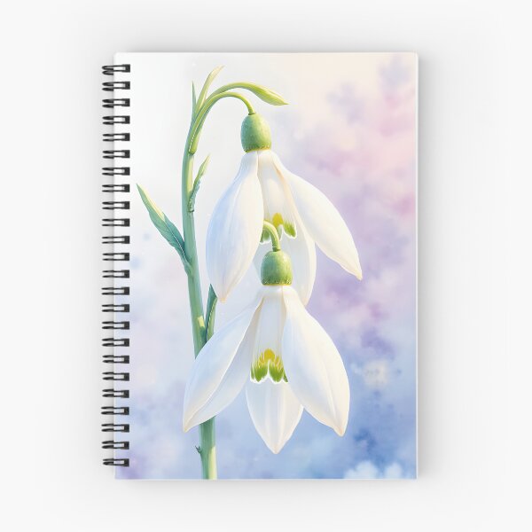Item preview, Watercolor Blooms - Snowdrop flower designed and sold by Petalandfur.