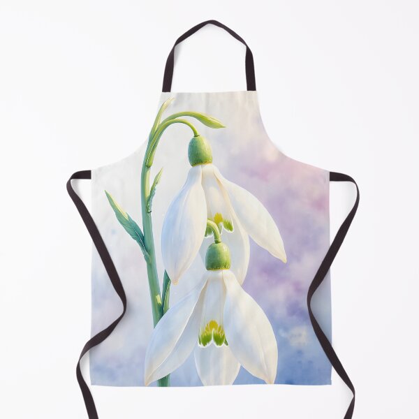 Item preview, Watercolor Blooms - Snowdrop flower designed and sold by Petalandfur.
