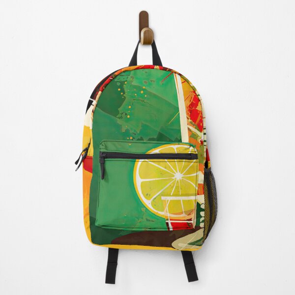 Item preview, A colorful cocktail on an artistic background with splashes of color designed and sold by Jerhus.