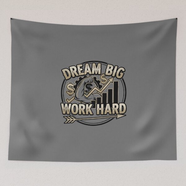 Item preview, Dream Big Work Hard designed and sold by musthavewords.