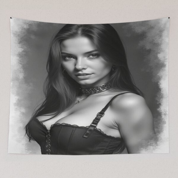 Item preview, Sana Charcoal | Canvas 27 designed and sold by KasaHunterHarem.