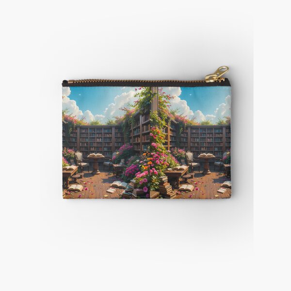 Item preview, Tranquil Enchanting Scenes Books Blooming Among Beautiful Flowers designed and sold by ART ATTACK ZONE.