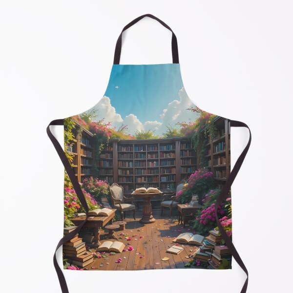 Item preview, Tranquil Enchanting Scenes Books Blooming Among Beautiful Flowers designed and sold by ART ATTACK ZONE.