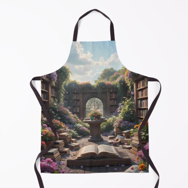 Item preview, Atmosphere Enchanting Scenes Books Blooming Among Beautiful Flowers designed and sold by ART ATTACK ZONE.