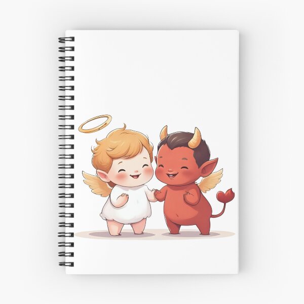Item preview, Baby Angel and Devil Design - Cute Good vs Evil Inner Monologue Art designed and sold by KhadijaBatool38.