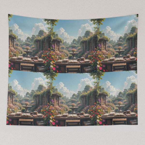Item preview, Beauty Enchanting Scenes Books Blooming Among Beautiful Flowers designed and sold by ART ATTACK ZONE.