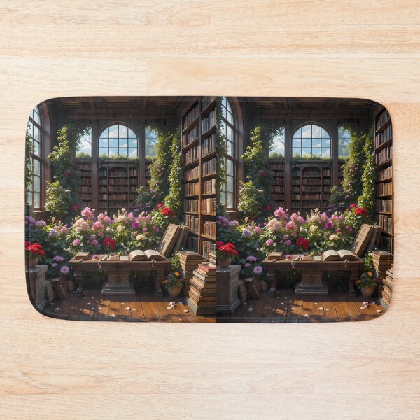 Item preview, Sunlight Enchanting Scenes Books Blooming Among Beautiful Flowers designed and sold by ART ATTACK ZONE.