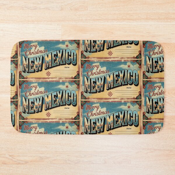 Item preview, Merry Christmas From New Mexico USA Postcard Greetings Retro Travel Vintage designed and sold by TravelPostcardGems.