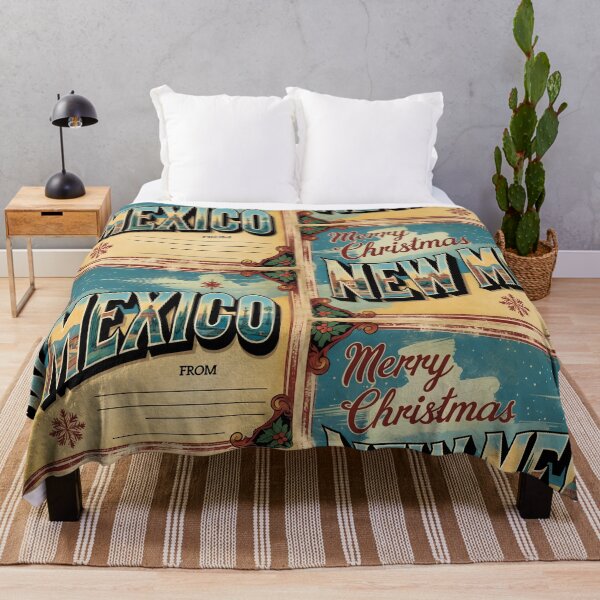 Item preview, Merry Christmas From New Mexico USA Postcard Greetings Retro Travel Vintage designed and sold by TravelPostcardGems.