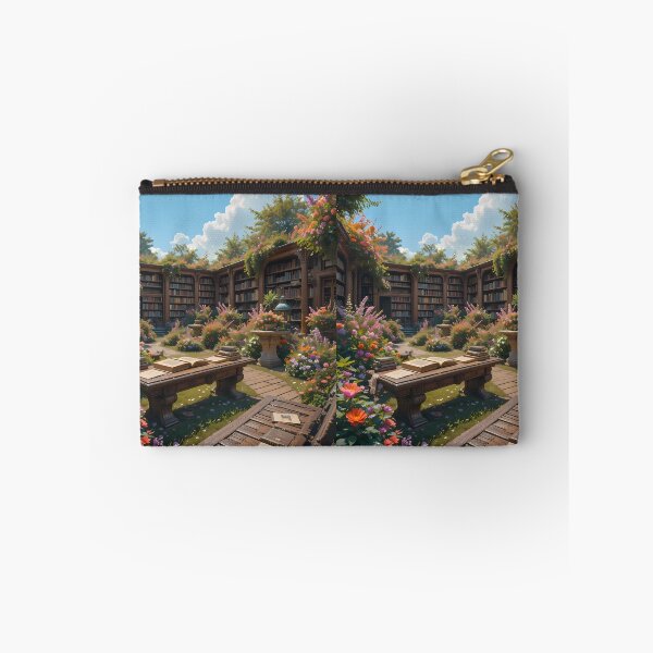Item preview, Landscape Enchanting Scenes Books Blooming Among Beautiful Flowers designed and sold by ART ATTACK ZONE.