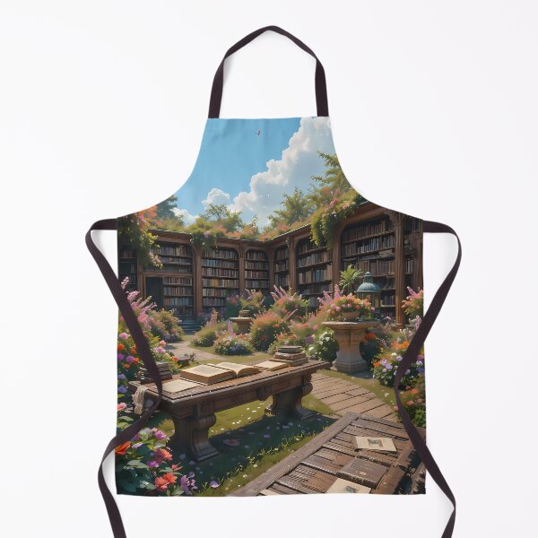 Item preview, Landscape Enchanting Scenes Books Blooming Among Beautiful Flowers designed and sold by ART ATTACK ZONE.