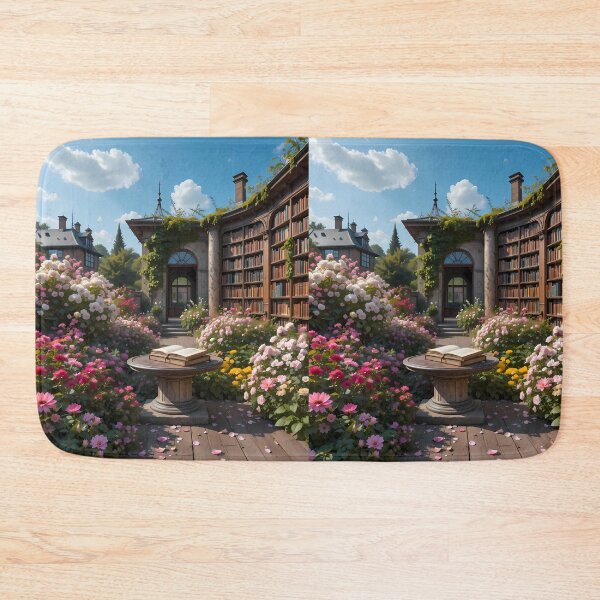 Item preview, Outdoor Enchanting Scenes Books Blooming Among Beautiful Flowers designed and sold by ART ATTACK ZONE.