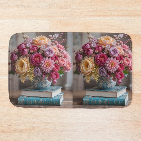 Item preview, Home Enchanting Scenes Books Blooming Among Beautiful Flowers designed and sold by ART ATTACK ZONE.