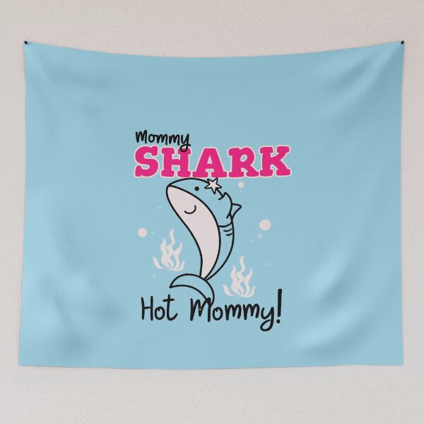 Item preview, MOMMY SHARK Hot Mommy designed and sold by JusTiceT-shirts.