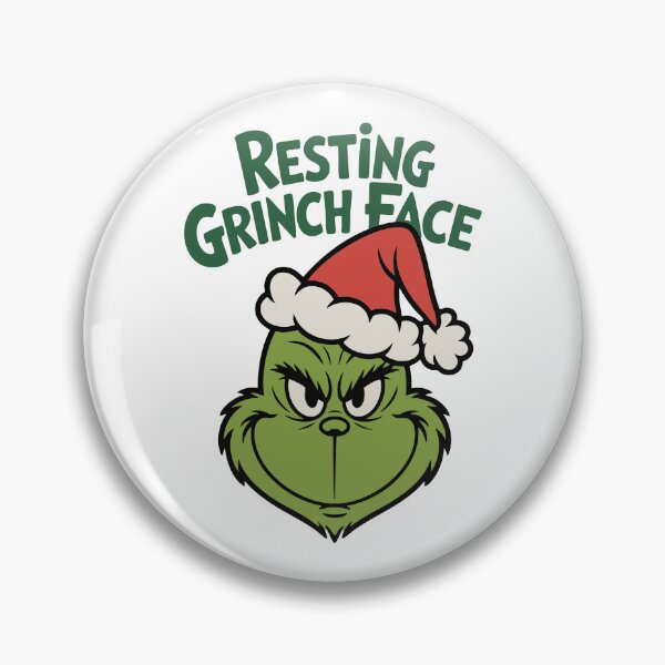 Item preview, RESTING GRINCH FACE FUNNY CHRISTMAS DESIGN designed and sold by my-plague.