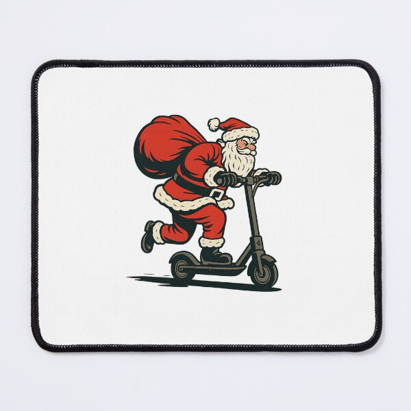 Item preview, Santa Riding Scooter Fast Holiday Motion  designed and sold by barrycantre11.