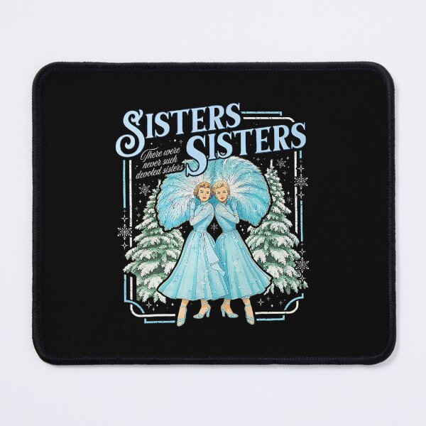 Item preview, Sisters Winter Magic Snowy Forest Holiday Illustration designed and sold by barrycantre11.
