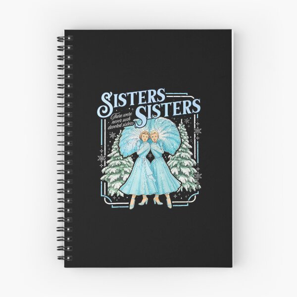 Item preview, Sisters Winter Magic Snowy Forest Holiday Illustration designed and sold by barrycantre11.