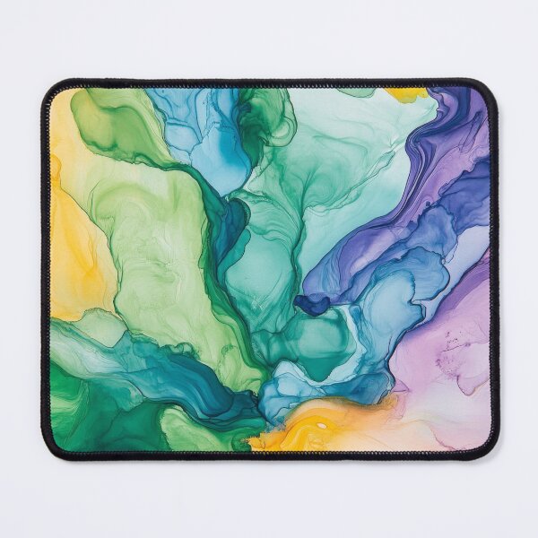 Item preview, Vibrant colors intertwine in an artistic dance on an abstract and luminous canvas designed and sold by Jerhus.
